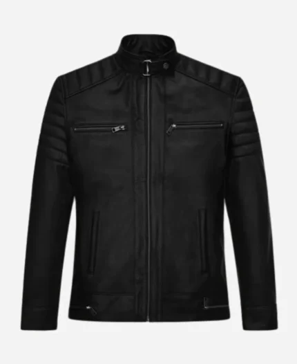 Andrew Tate Black Leather Jacket