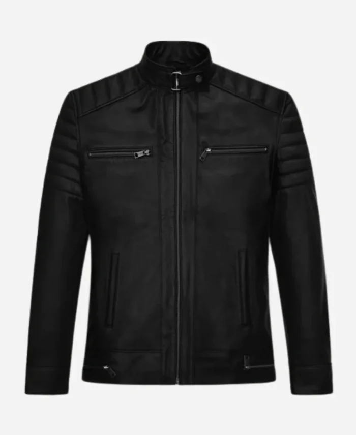 Andrew Tate Black Leather Jacket