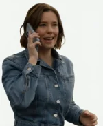 Anna TV Movie To Barcelona Forever 2025 Ashley Williams Denim Jumpsuit