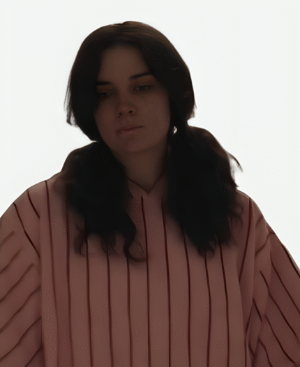 Annie Murphy Nine Perfect Strangers Pink Striped Hoodie