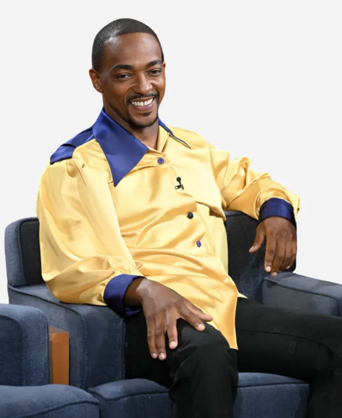 Anthony Mackie Gordon Gartrell Silk Shirt