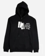 Anti Social Social Club Black Pullover Hoodie Front