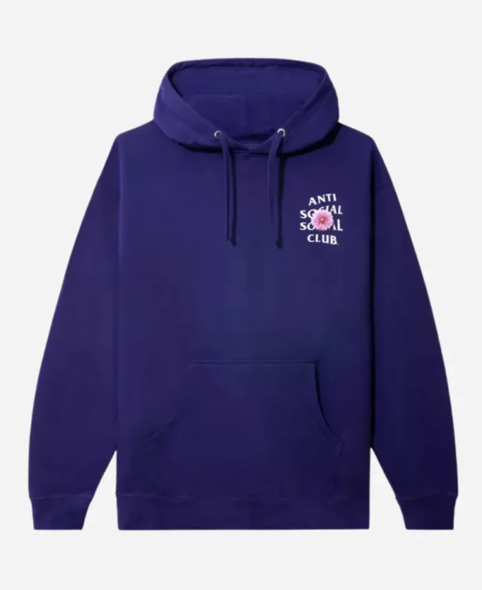 Anti Social Social Club Purple Pullover Hoodie Front