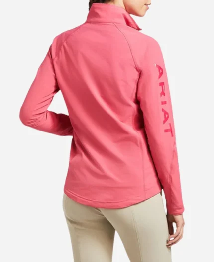 Ariat Pink Softshell Zip-up Jacket For Sale