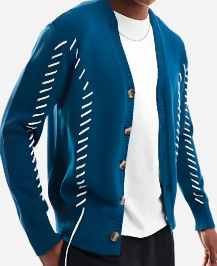 Arlen Escarpeta Found S02 Blue Cardigan
