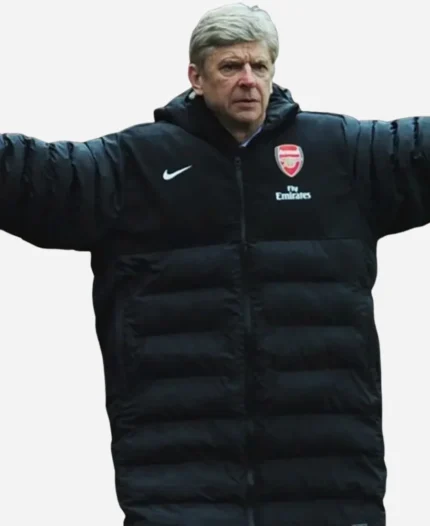 Arsene Wenger Arsenal Black Jacket