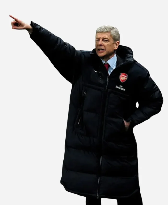Arsene Wenger Arsenal Black Jacket For Sale