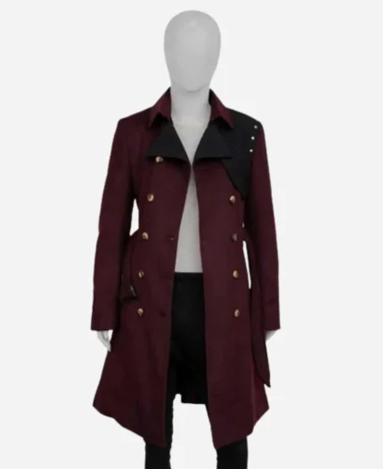 Ayanna Bell Law and Order Organized Crime Maroon Coat
