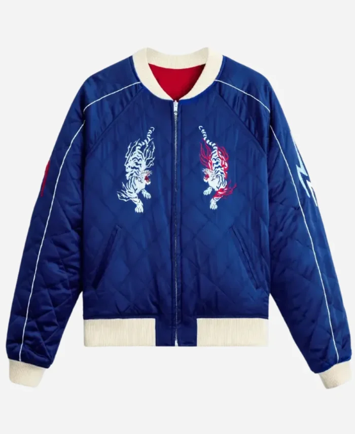 Azuki Twin Tigers Blue Jacket For Sale