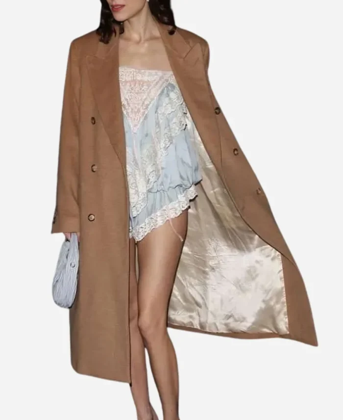 BAFTA 2025 Alexa Chung Brown Trench Coat