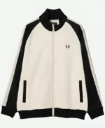 BEAMS x Fred Perry Beige Track Jacket