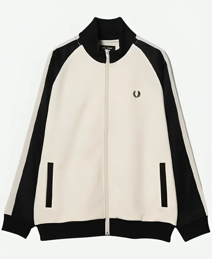 BEAMS x Fred Perry Beige Track Jacket BEAMS x Fred Perry Beige Track Jacket