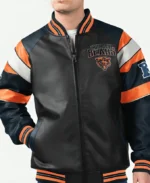Bears Bomber Leather Jacket