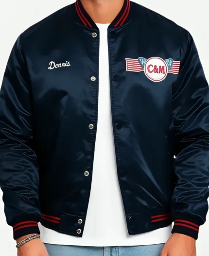 Ben Holbrough Love Island Blue Satin Jacket