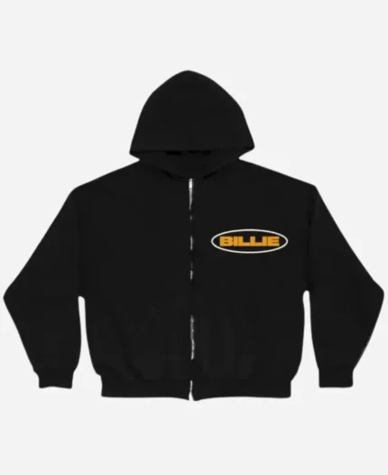 Billie Eilish Hit Me Hard and Soft 2025 Star Black Hooded Jacket