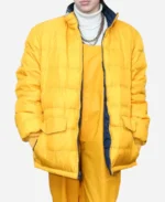 Billie-Eilish-Yellow-Puffer-Jacket