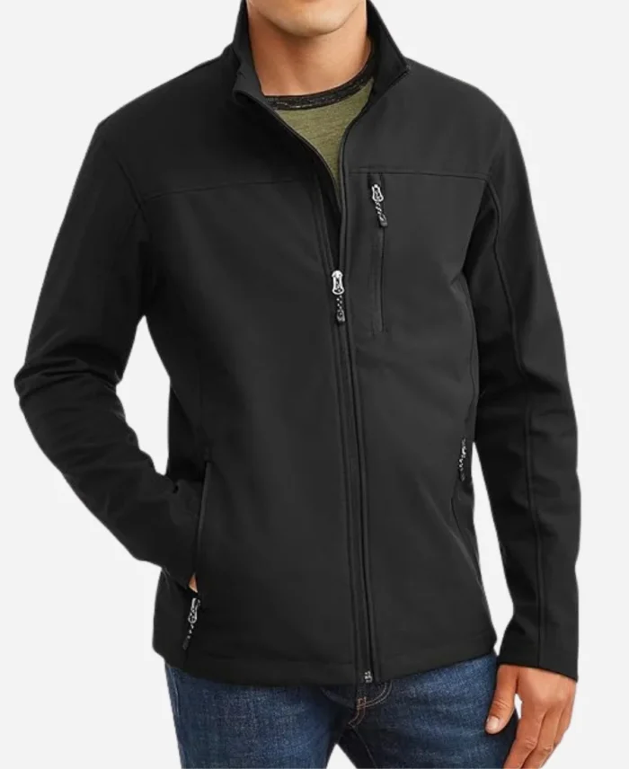 Black Swiss Tech Jacket