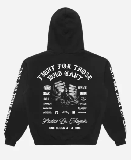 Born x Raised Protect LA Black Pullover Hoodie For Sale