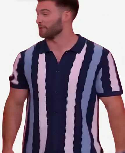 Braeden Paterson Pop The Balloon Live S01 Striped Polo Top