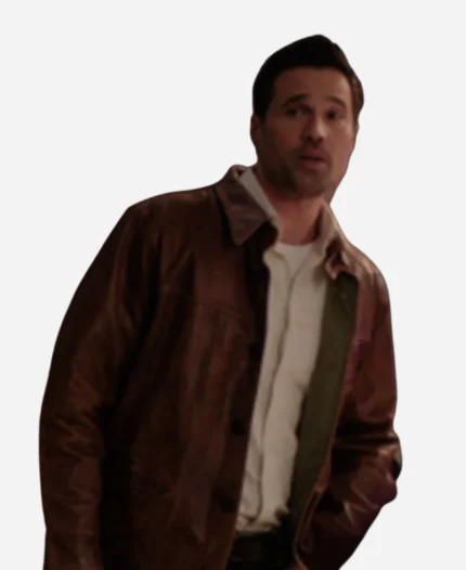 Brett Dalton Found S02 Brown Leather Jacket