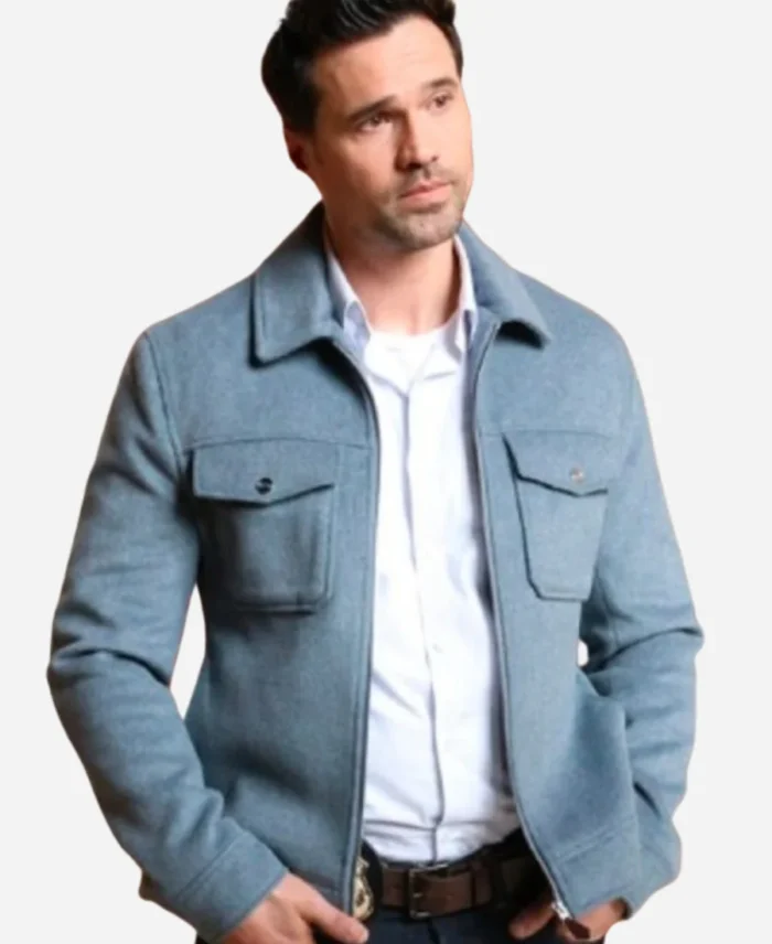 Brett Dalton TV Series Found Season 02 Mark Trent Blue Jacket