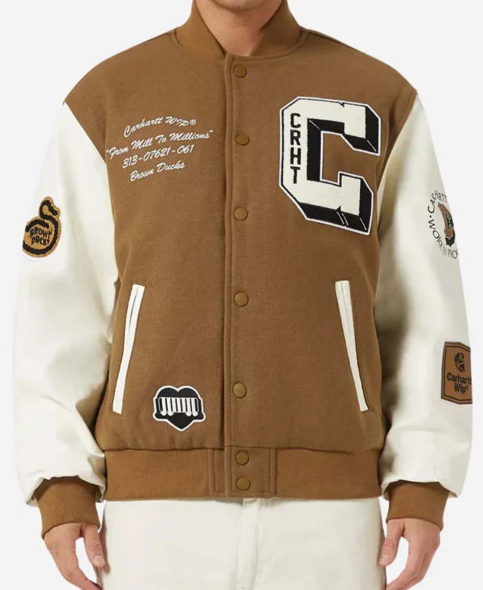 Brown Ducks Carhartt WIP Bomber Brown Jacket