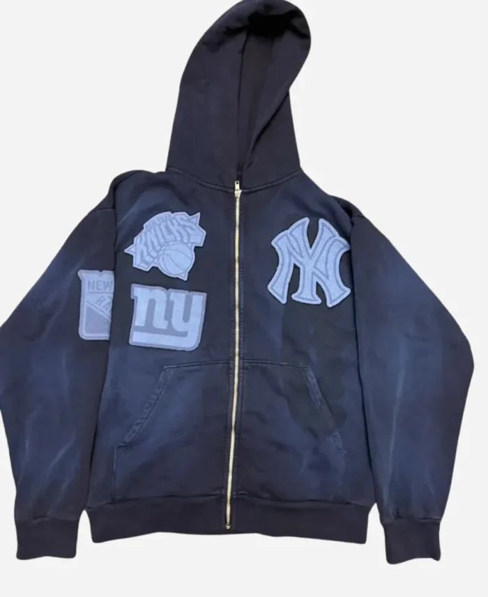 Cactus Jack All League Travis Scott Blue Hoodie