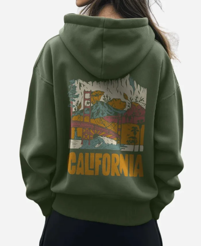 California Green Oversized Hoodie