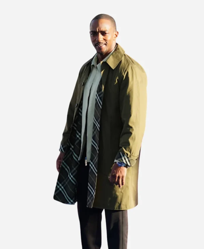 Captain America Brave New World Anthony Mackie Brown Coat