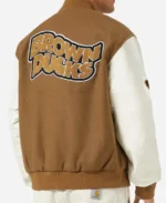 Carhartt WIP Brown Ducks Varsity Bomber Brown Jacket