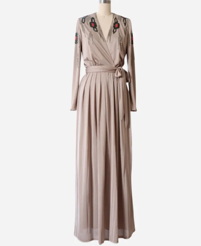 Carrie Bradshaw And Just Like That S03 Beaded Longline Wrap
