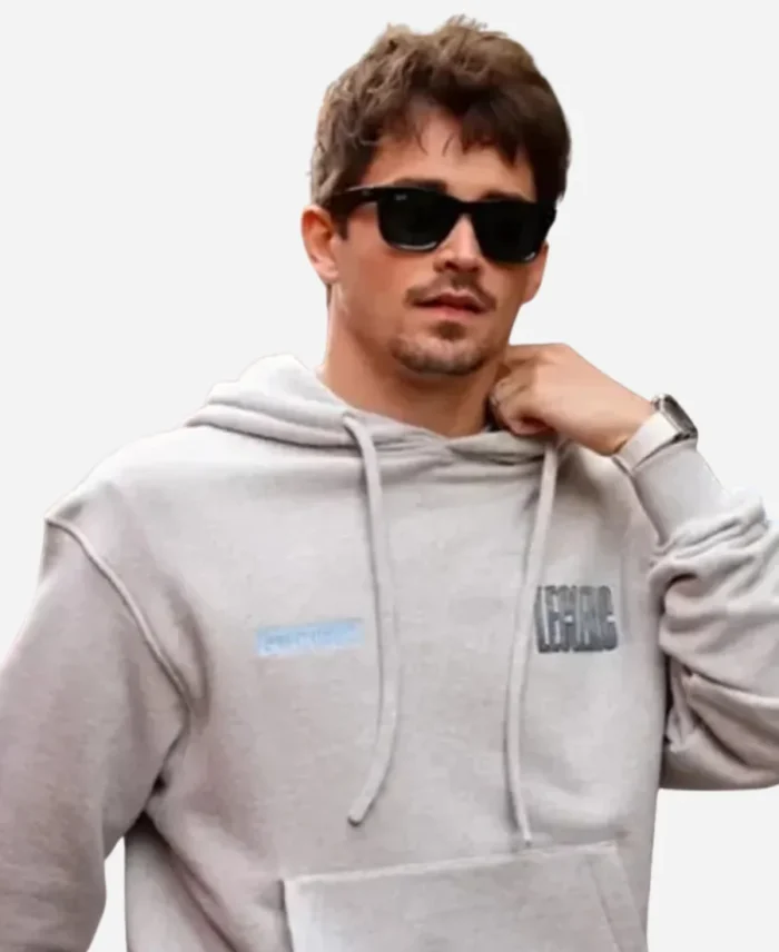 Charles Leclerc F1 Grand Prix Of Monaco Grey Hoodie For Sale