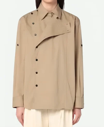 Charlize-Theron-The-View-2025-Button-Detail-Shirt
