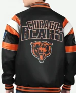 Chicago Bears Leather Bomber Jacket