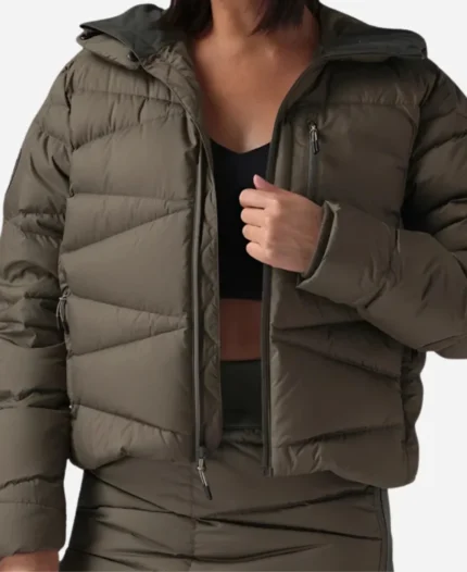 Chicago PD S12 Kiana Cook Green Puffer Jacket
