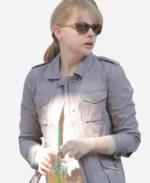 Chloë Grace Moretz Kick-Ass 2 Grey Jacket