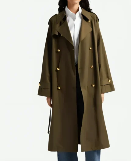 Danielle-Mone-Truitt-Law-Order-Organized-Crime-2025-Green-Trench-Coat
