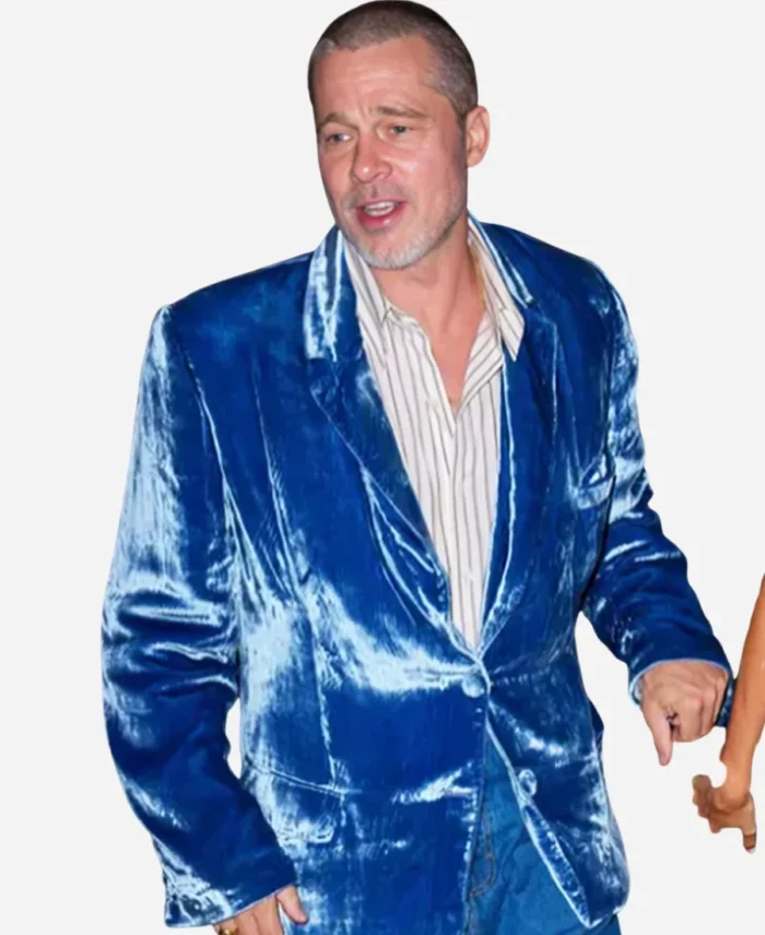 Date Night Brad Pitt Blue Blazer