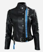 Death Stranding Fragile Express Black Leather Jacket
