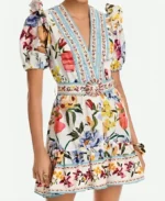Debbie Matenopoulos Access Hollywood Floral Print Mini Dress