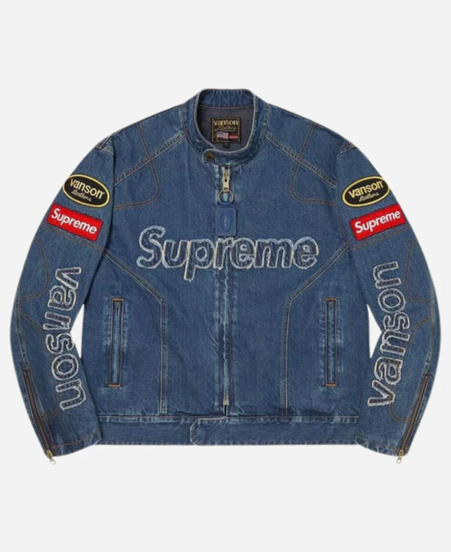 Denim Supreme Vanson Blue Jacket Denim Supreme Vanson Blue Jacket