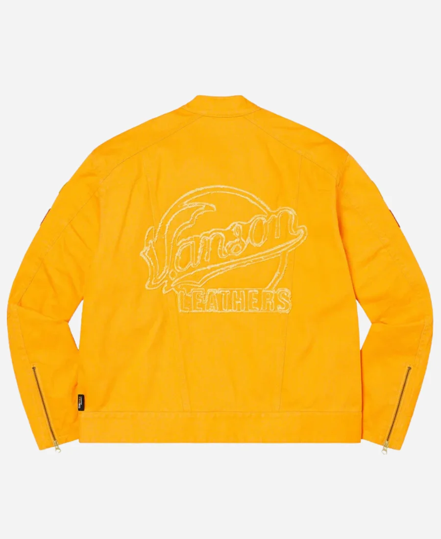 Denim Supreme Vanson Yellow Jacket For Sale Denim Supreme Vanson Yellow Jacket For Sale
