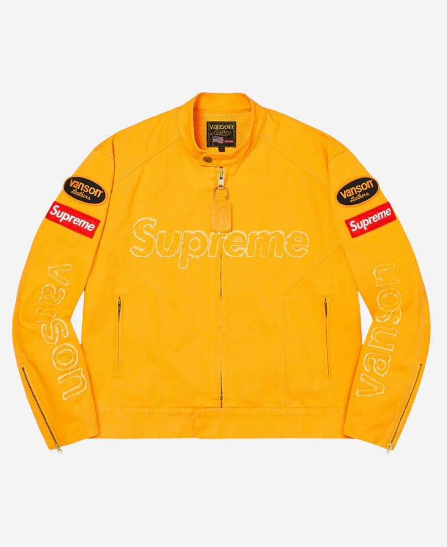 Denim Supreme Vanson Yellow Jacket Denim Supreme Vanson Yellow Jacket