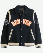 Denver Broncos Blue Varsity Jacket