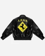 Doncare AFGK Ferrari Black Leather Jacket