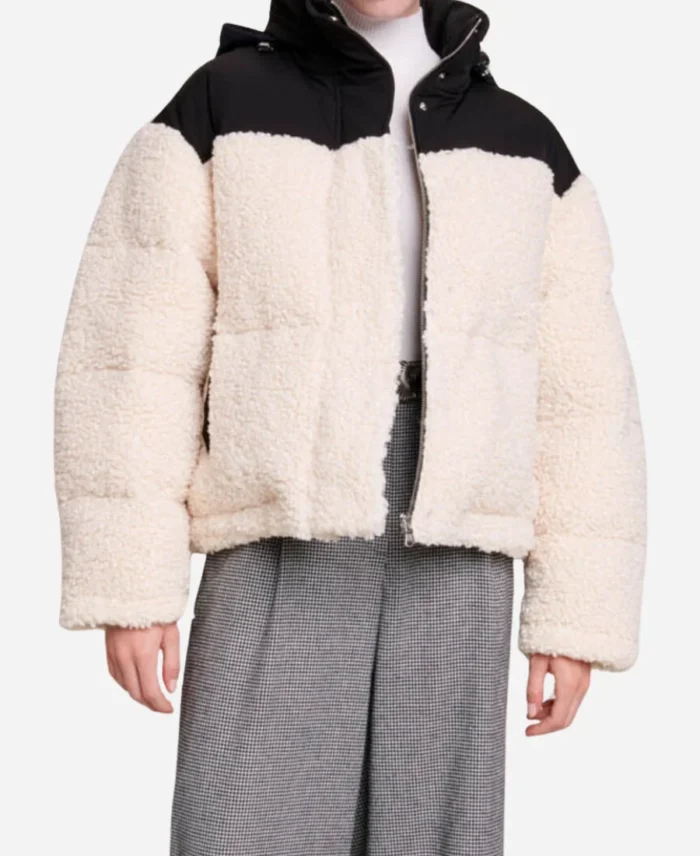 Dylan Dreyer The Today Show Shearling Puffer Jacket