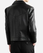 E! News 2025 Adam Levine Black Leather Jacket