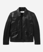 E! News 2025 Adam Levine Black Leather Jacket For Sale