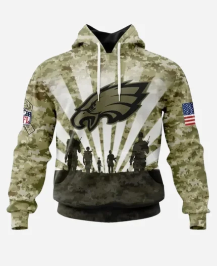 Eagles Salute To Service Hoodie