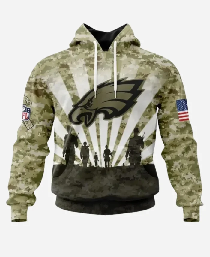 Eagles Salute To Service Hoodie